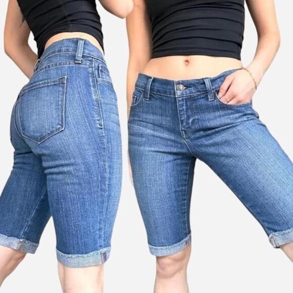 Old Navy Pants - Low waisted long line jorts jean shirts from old navy size 2